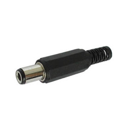 FICHE D'ALIMENTATION MALE 3.1 x 6.3 x 10mm - Velleman