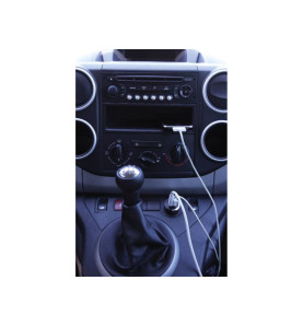 CHARGEUR DE VOITURE AVEC DOUBLE CONNEXION USB (5 V - 4.2 A) - 21 W max