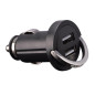CHARGEUR  DE VOITURE AVEC DOUBLE CONNEXION USB - 5V - 2.1A , 10.5W)