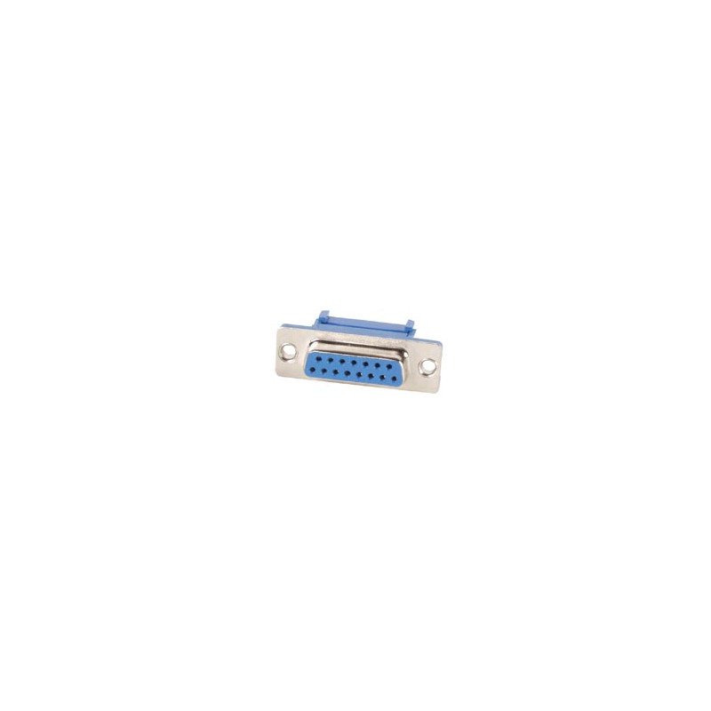 CONNECTEUR SUB-D FEMELLE 15 BROCHES POUR CABLE NAPPE
