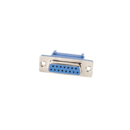 CONNECTEUR SUB-D FEMELLE 15 BROCHES POUR CABLE NAPPE - Velleman