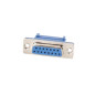 CONNECTEUR SUB-D FEMELLE 15 BROCHES POUR CABLE NAPPE