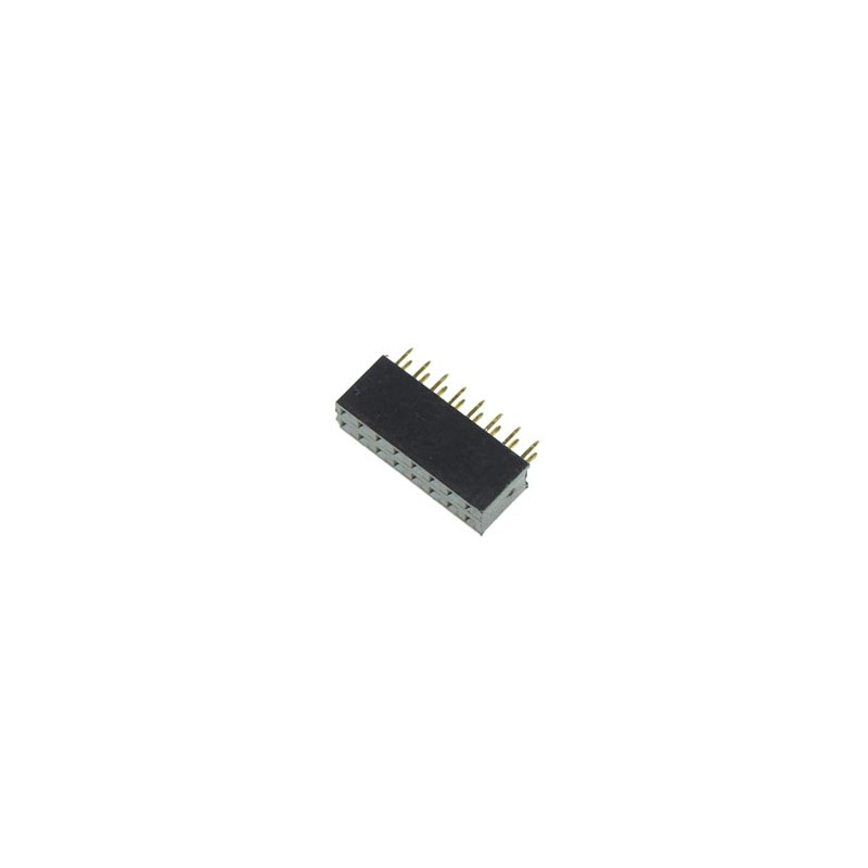 BARRETTE FEMELLE DOUBLE RANGEE - 16 BROCHES