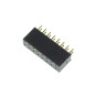 BARRETTE FEMELLE DOUBLE RANGEE - 16 BROCHES