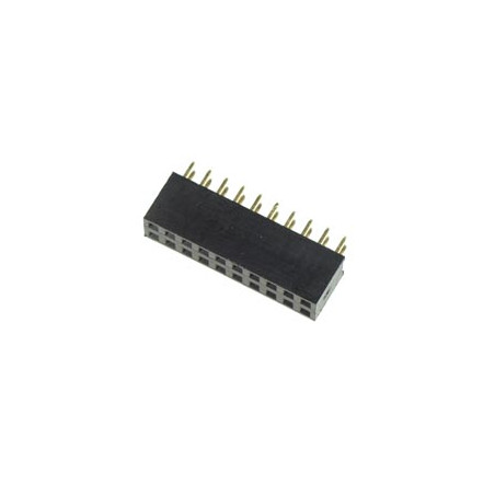 BARRETTE FEMELLE DOUBLE RANGEE - 20 BROCHES - Velleman