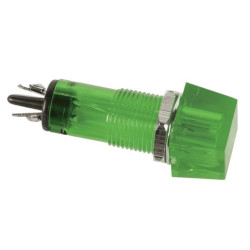 VOYANT CARRE 11.5 x 11.5mm 12V VERT - Velleman