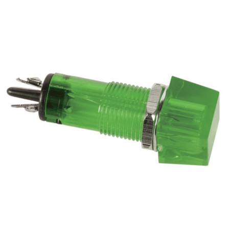 VOYANT CARRE 11.5 x 11.5mm 12V VERT - Velleman