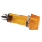 VOYANT CARRE 11.5 x 11.5mm 220V ORANGE