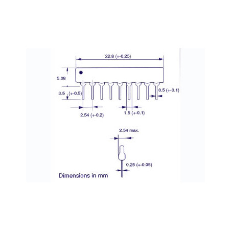 RESEAU SIL 0.125W 22K