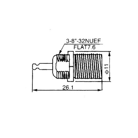 CONNECTEUR F FEMELLE AVEC RONDELLE ET ECROUS