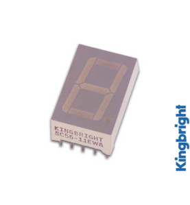 AFFICHEUR 7 SEGMENTS 14mm ANODE COMMUNE - ROUGE - Velleman