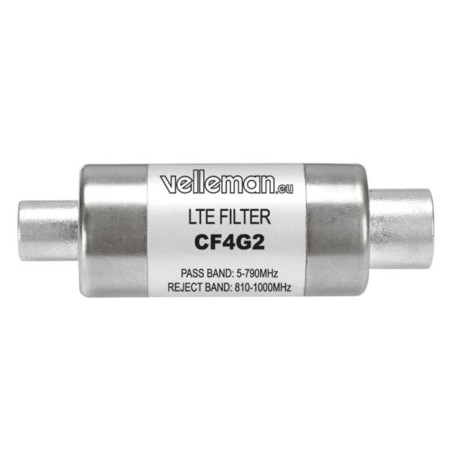 FILTRE LTE/4G (CONNECTEUR CEI) - Velleman