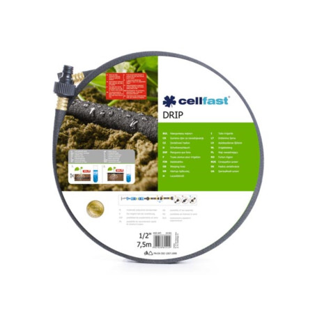 Cellfast, tuyau d'arrosage poreux, 1/2", 7.5 m - PRL