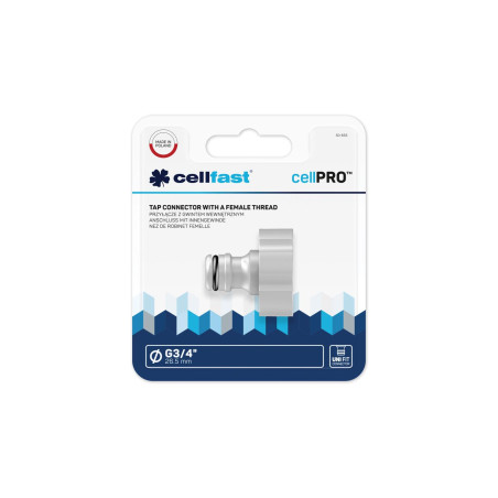 Cellfast, raccord avec filetage femelle, ideal line plus, 3/4"