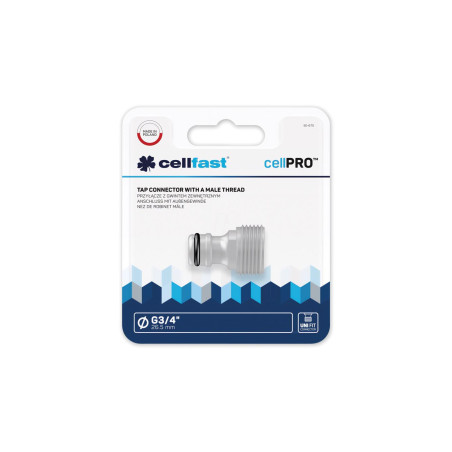 Cellfast - Raccord avec filetage mâle - Ideal Line Plus - 3/4"