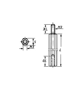 ENTRETOISE METALLIQUE MALE - FEMELLE 12mm M3 - Velleman