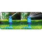 Cellfast, arroseur multifonctionnel, sur piquet (300 m²)