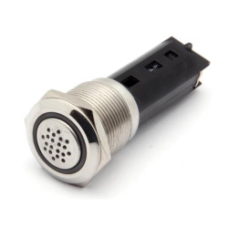 BUZZER - ACIER INOXYDABLE - À ENCASTRER - 19mm - Velleman