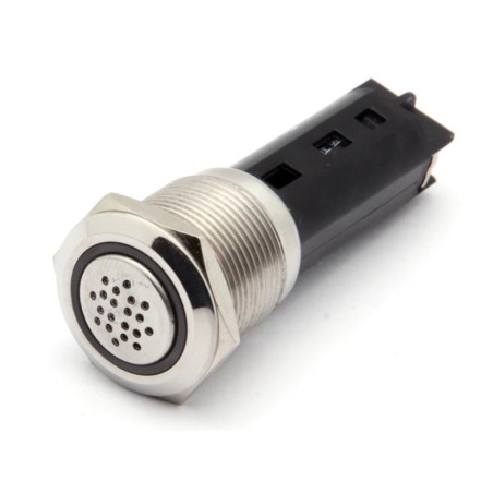 BUZZER - ACIER INOXYDABLE - À ENCASTRER - 19mm - Velleman