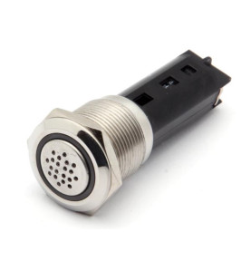 BUZZER - ACIER INOXYDABLE - À ENCASTRER - 19mm - Velleman