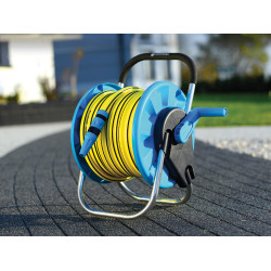Cellfast, enrouleur de tuyau, aluplus, 1/2", 45 m