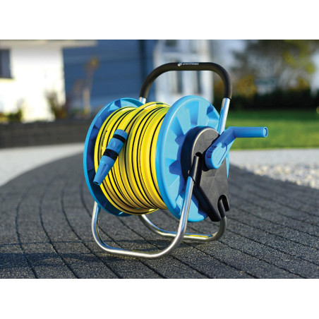 Cellfast, enrouleur de tuyau, aluplus, 1/2", 45 m