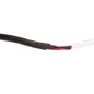 GAINE CACHE-FILS SPIRALEE 10m / Ø6mm (NOIR)