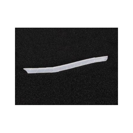 GAINE CACHE-FILS SPIRALEE 10m / Ø9mm (BLANC TRANSPARENT) - Velleman