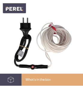 CORDON ANTIGEL AVEC THERMOSTAT - 12 m - PRL
