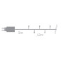 Cherry Light LED - 12 m - 120 lampes rouges - fil vert - 24 V