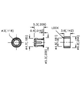 CLIPS POUR LED 3mm (2pcs) - Velleman