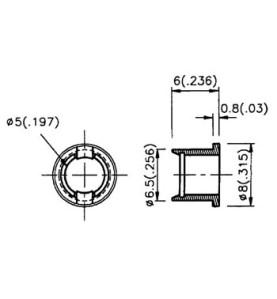 CLIPS POUR LED 5mm (1pc) - Velleman