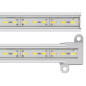 BARRETTE À LED RIGIDE - HAUTE LUMINOSITÉ - 89 CM - BLANC CHAUD