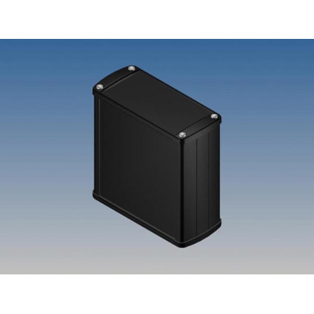BOÎTIER EN ALUMINIUM - NOIR - 110 x 105.9 x 45.8 mm - Velleman