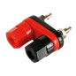 DOUBLE BORNE DE RACCORDEMENT ROUGE - NOIR