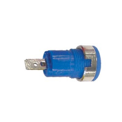 DOUILLE DE SECURITE "FAST ON" SELON IEC1010 - BLEU - Velleman