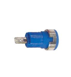 DOUILLE DE SECURITE "FAST ON" SELON IEC1010 - BLEU - Velleman
