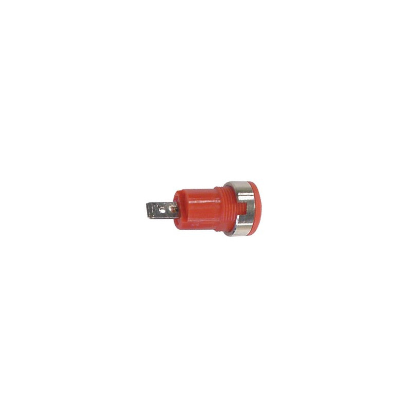 DOUILLE DE SECURITE "FAST ON" SELON IEC1010 - ROUGE