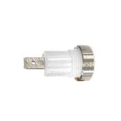 DOUILLE DE SECURITE "FAST ON" SELON IEC1010 - BLANC - Velleman