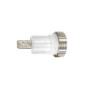 DOUILLE DE SECURITE "FAST ON" SELON IEC1010 - BLANC