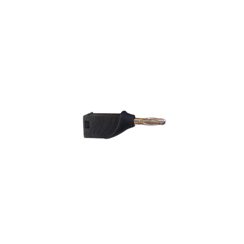 FICHE BANANE EMPILABLE 4mm - NOIR