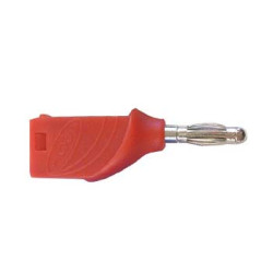 FICHE BANANE EMPILABLE 4mm - ROUGE - Velleman