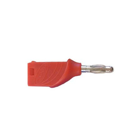 FICHE BANANE EMPILABLE 4mm - ROUGE - Velleman