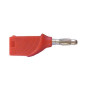 FICHE BANANE EMPILABLE 4mm - ROUGE