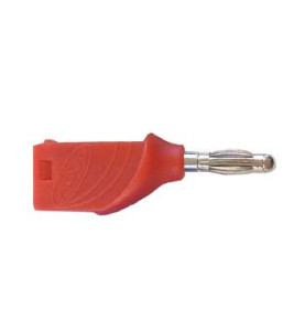 FICHE BANANE EMPILABLE 4mm - ROUGE - Velleman