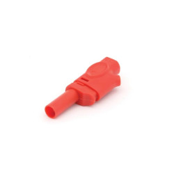 FICHE BANANE 4mm SELON IEC1010 - ROUGE - Velleman