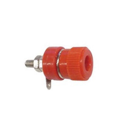 DOUILLE 4mm NICKELEE - ROUGE - Velleman