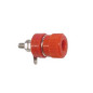 DOUILLE 4mm NICKELEE - ROUGE