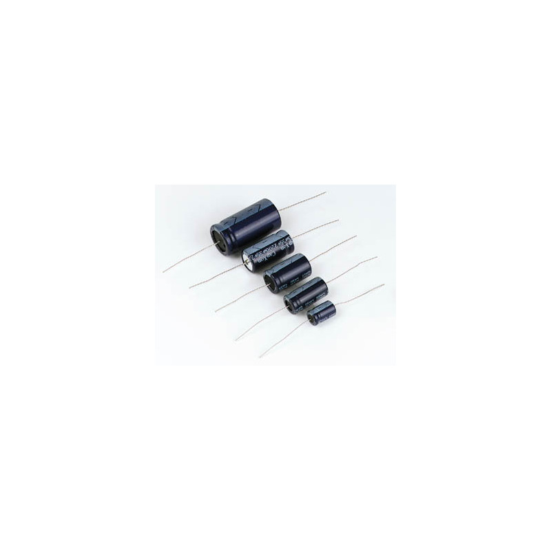 CONDENSATEUR CHIMIQUE AXIAL 100µF / 63V