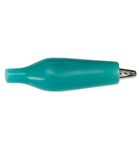 PINCE DE DERIVATION A GAINE ISOLANTE 27mm - VERT - Velleman